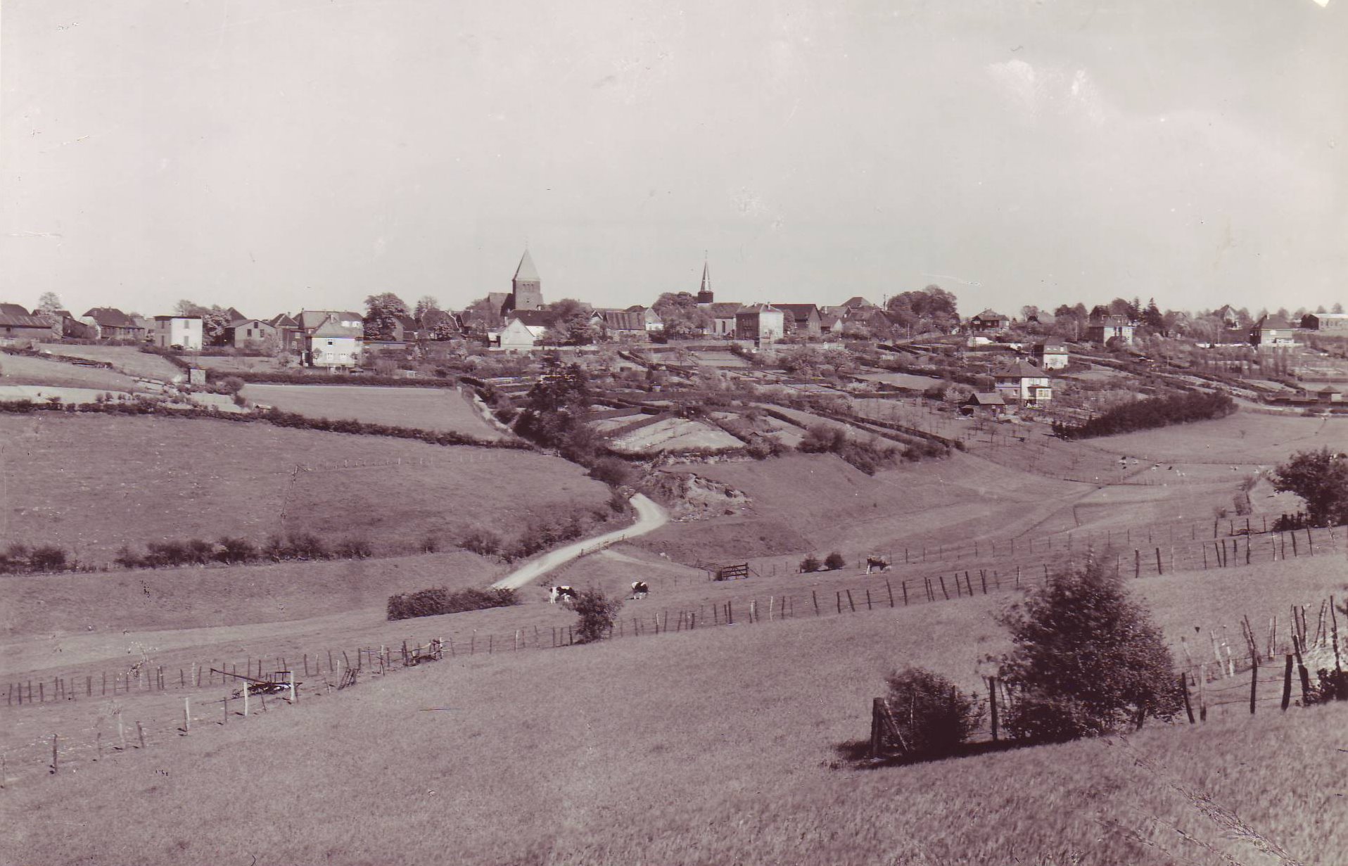 Blick von der Haard auf Breckerfeld 1928 II