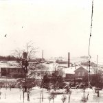 Industriegebiet mit Windmühle
