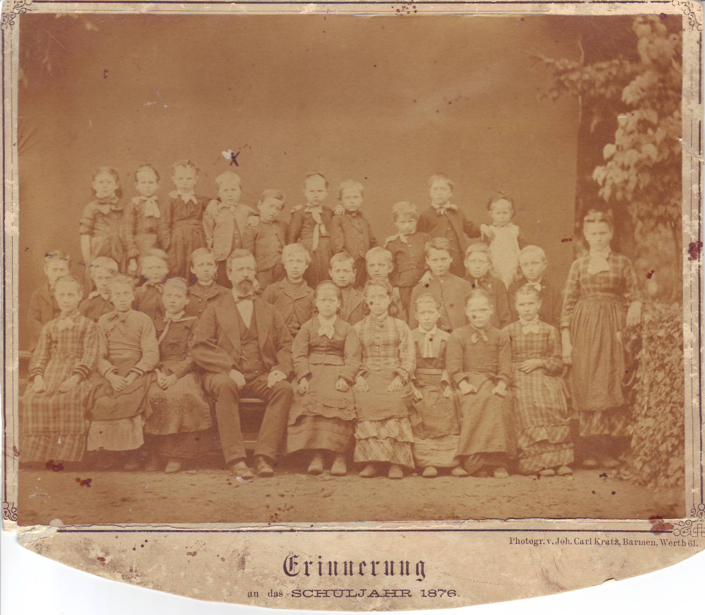 Brantener Schulklasse von 1876 von Edith Radtke